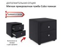 Мягкая кровать Fly 1600 темная с ортопедическим основанием арт. 885789