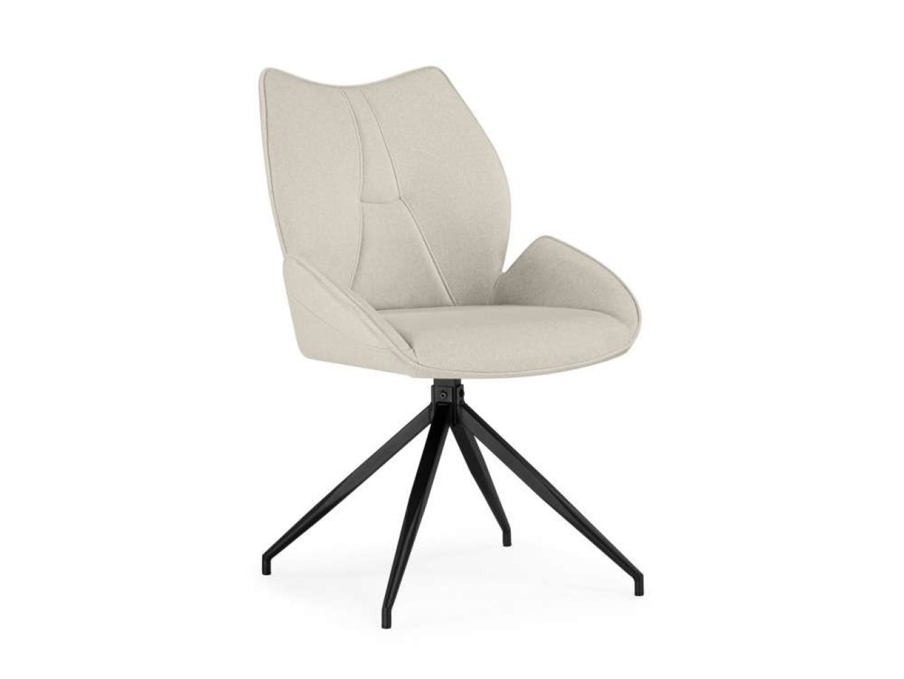 Miranda 360 крутящийся beige / black Стул на металлокаркасе