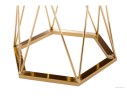 Melan white / gold Стол деревянный