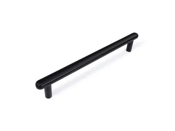 Ручка рейлинг мебельная  VIA RS330.4 BL Матовый черный