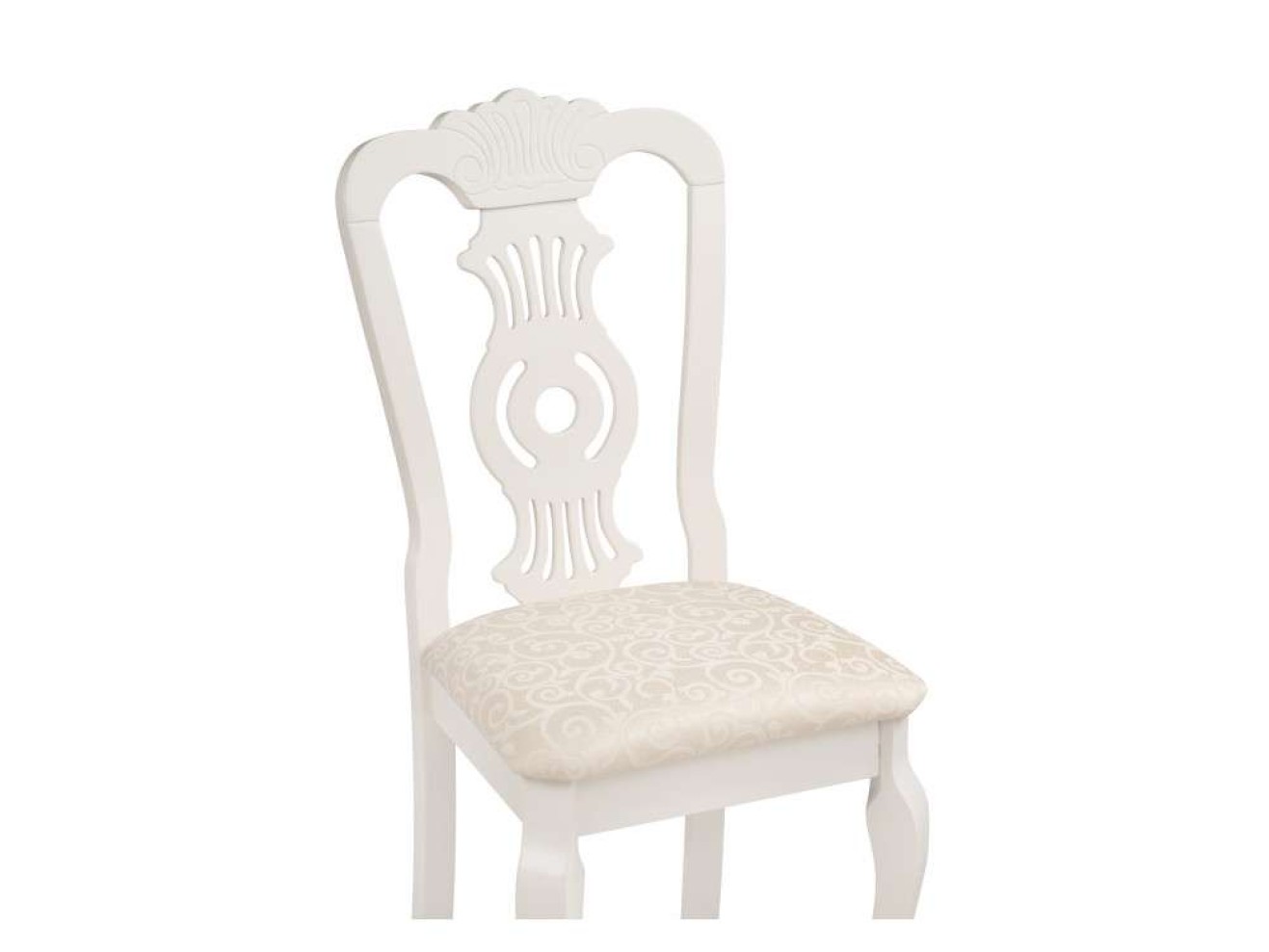 Lomar butter white Стул деревянный