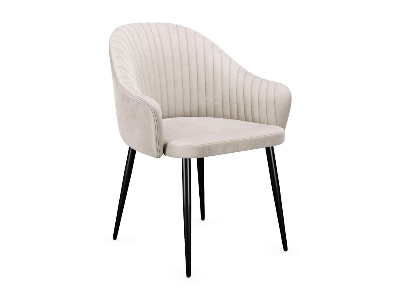 Стул DikLine 440М C103 крем, ножки черные
