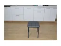 Табурет Текс кожзам Серый/каркас черный арт. Uni0223