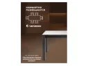 Раймунд венге Стол стеклянный арт. 739325