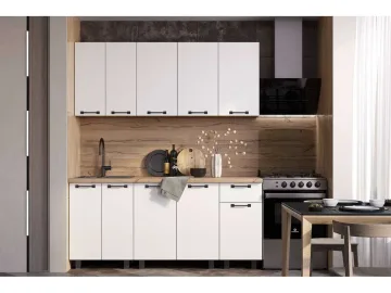 Готовая кухня Тина 1,8м, Крафт, белый