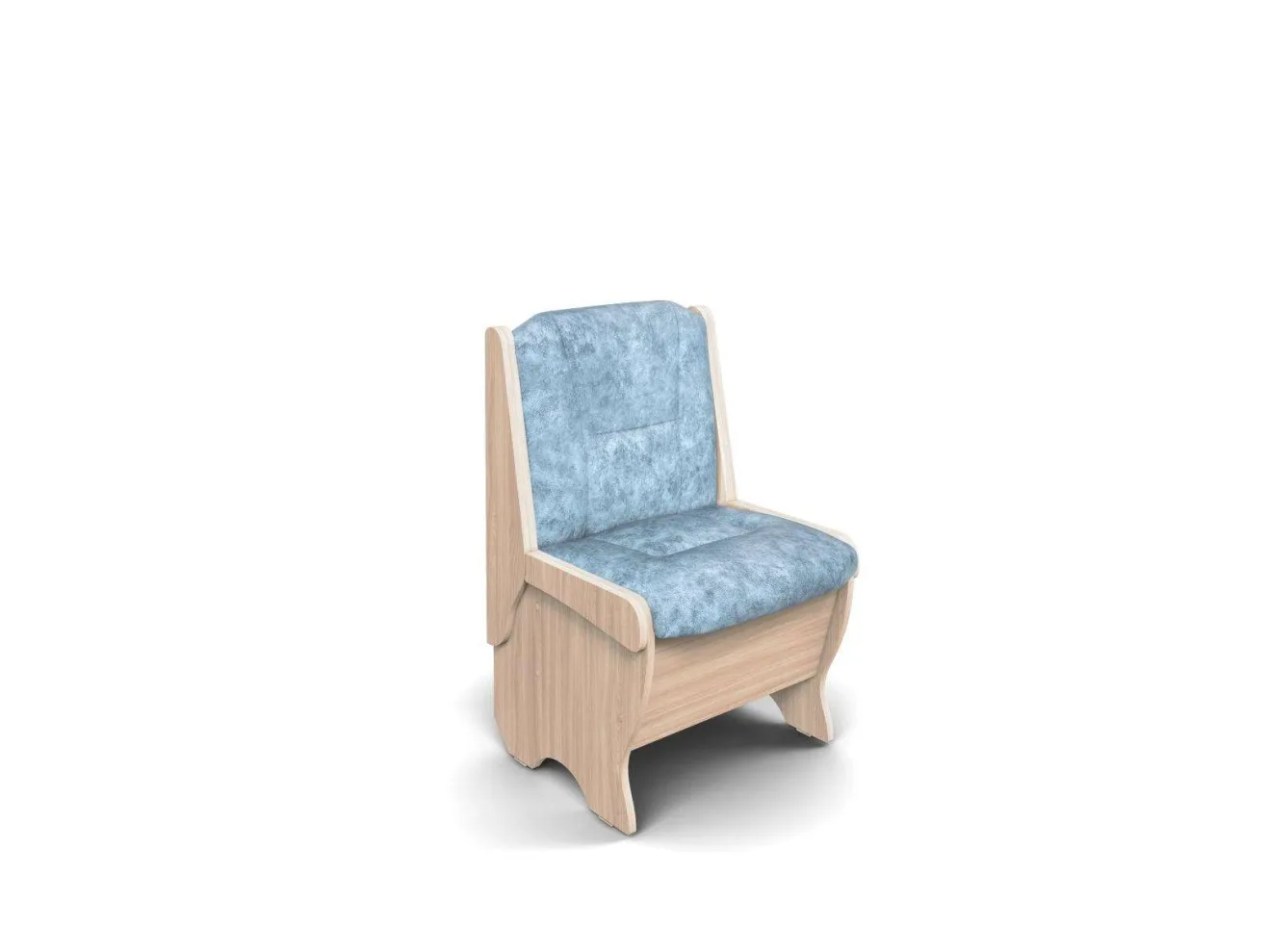 Скамья Лотос 550 / Ясень светлый / Велюр Лагуна арт. 1149709