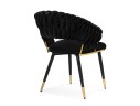 Rakel black / gold Стул на металлокаркасе