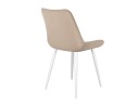 Стул DikLine 206М B03 BEIGE, ножки белые