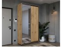 Шкаф-купе ПРАЙМ, 120х45х230 Дуб вотан с зеркалом арт. 1162331