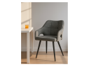 Hera dark gray / black Стул на металлокаркасе