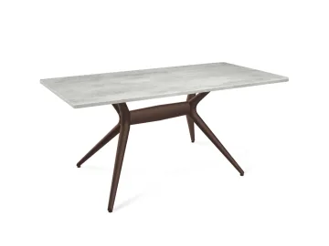 Стол Sheffilton SHT-TU30-2/TT 120/80 МДФ коричневый/бетон светлый