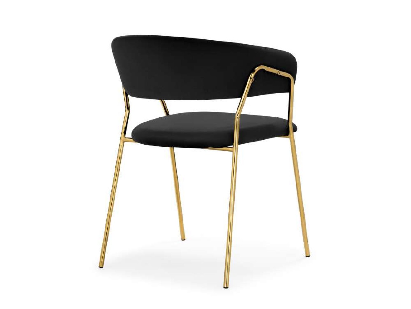 Kamelia 1 black / gold Стул на металлокаркасе