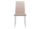 Стул DikLine 272 B03 BEIGE, ножки белые