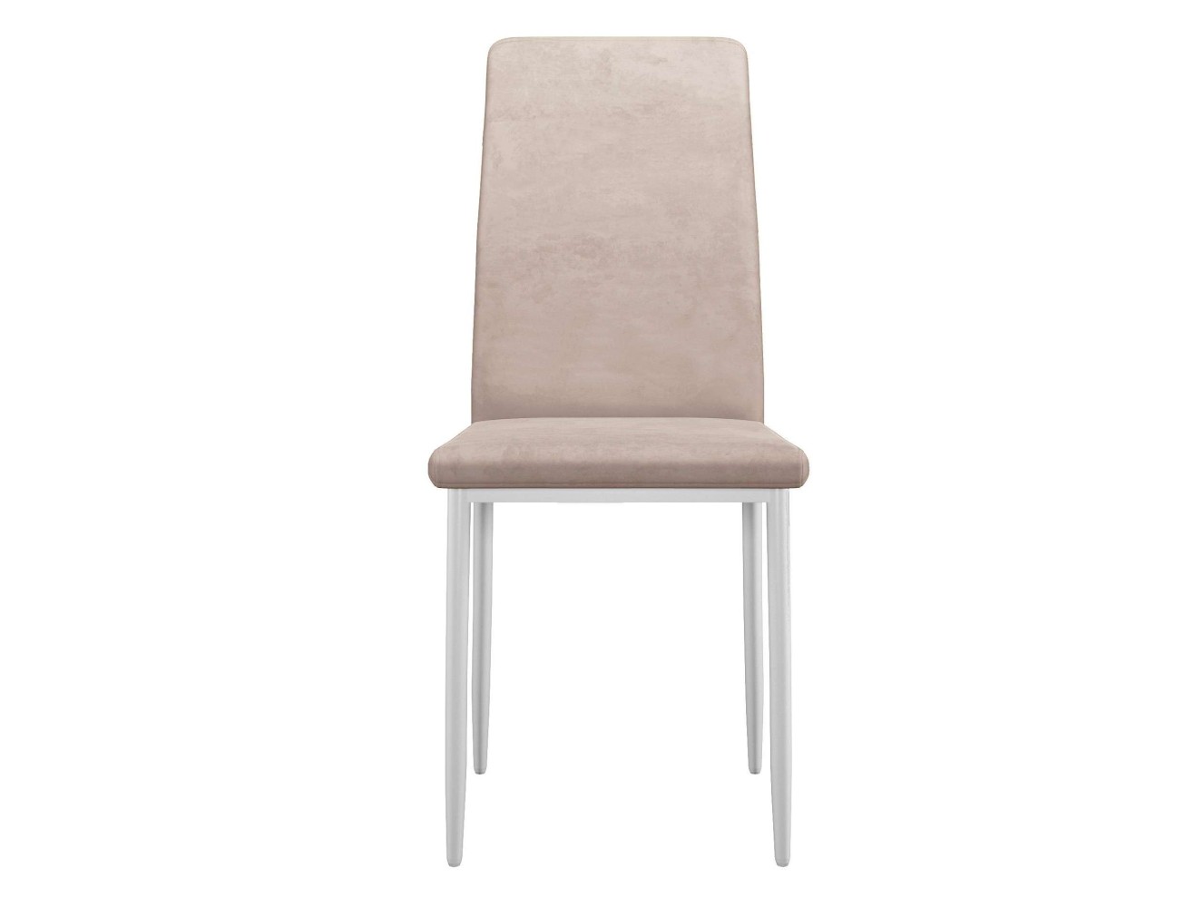 Стул DikLine 272 B03 BEIGE, ножки белые