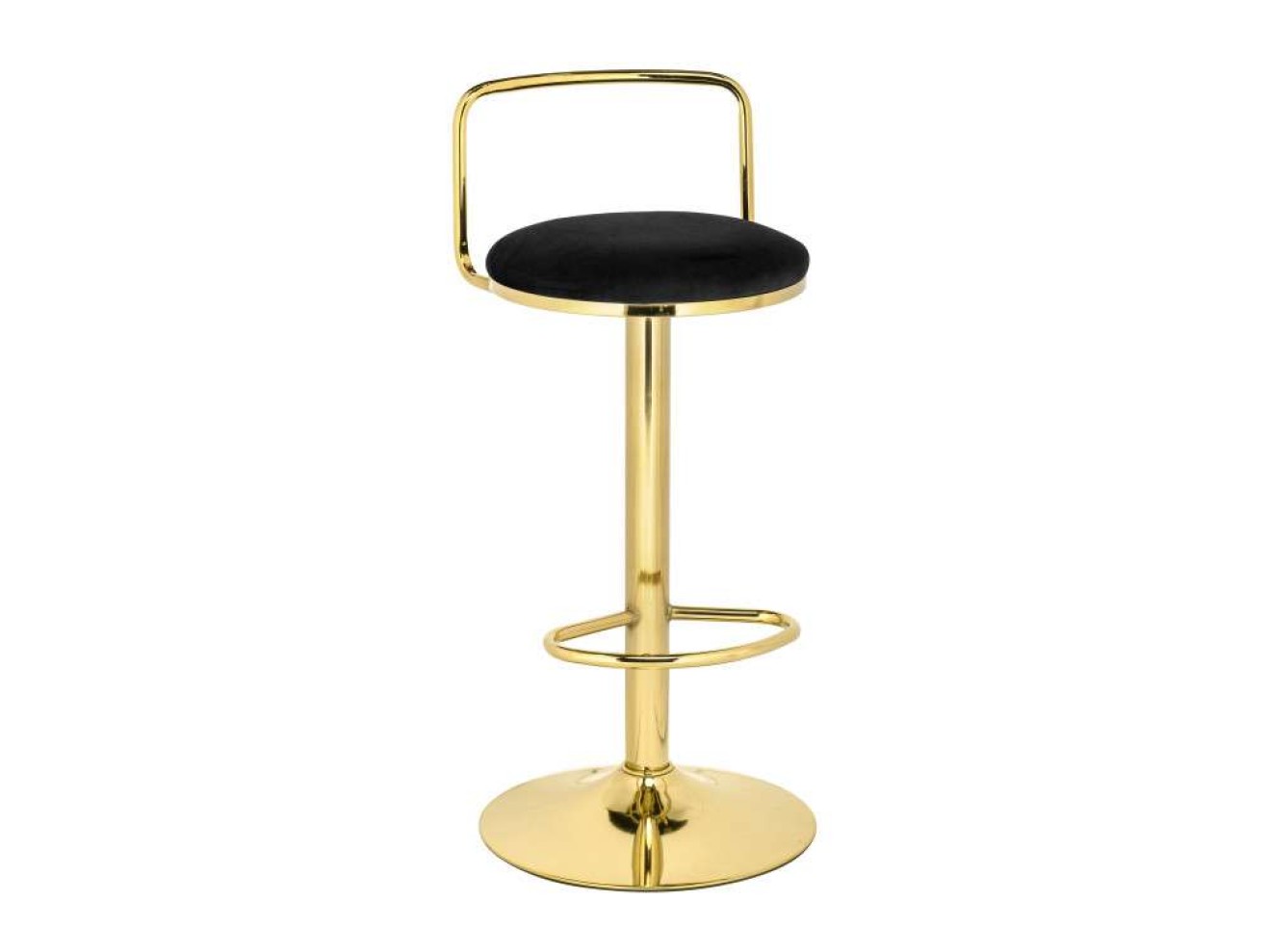 Lusia black / gold Барный стул