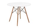 Table 90 white / wood Стол деревянный