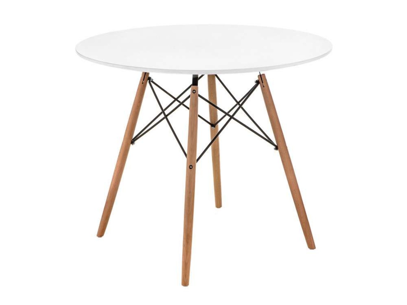 Table 90 white / wood Стол деревянный