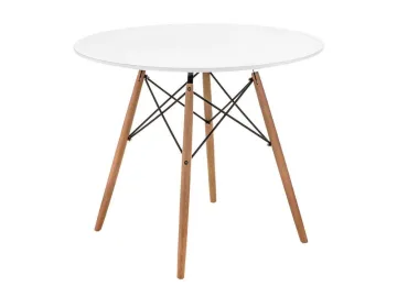 Table 90 white / wood Стол деревянный