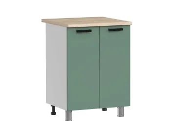 МК Аленушка Н 600 Орешник, Матовая Мята, скоба черный