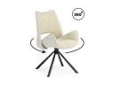 Balaton 360 крутящийся beige / black Стул на металлокаркасе