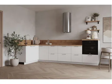 КГ Угловой 1500х3150 (без пм) , Белый софт матовый  Арника РМ в.3