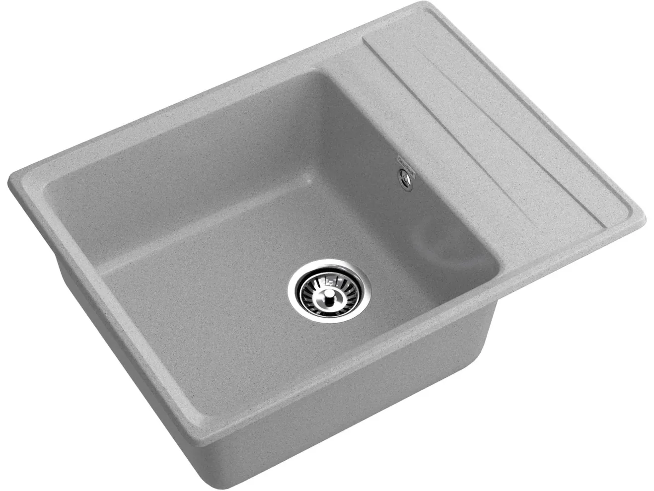 Мойка 660 Level 660L 1-чаш+кр 660*500 серый арт. 1265955