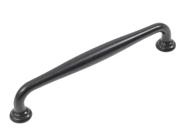 Ручка скоба мебельная URSULA RS433BL.4 BL Матовый черный