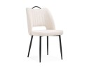 Barton beige / black Стул на металлокаркасе