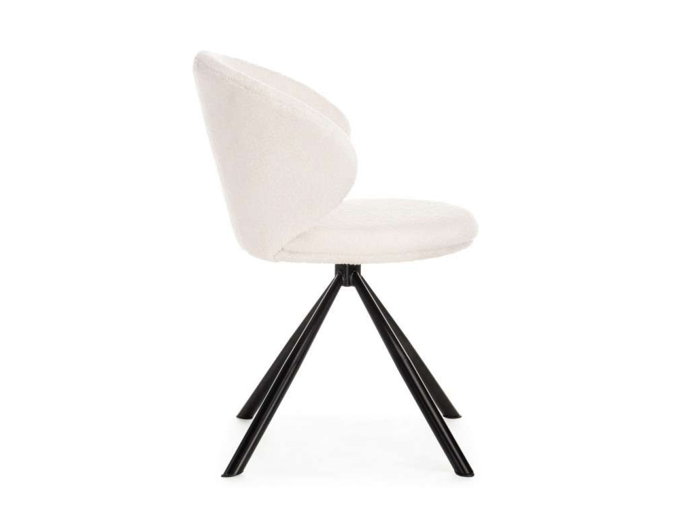 Solomon крутящийся white / black Стул на металлокаркасе арт. 1313595