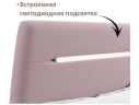 Мягкая кровать NEO с подсветкой и подъемным механизмом лиловая арт. 1246521
