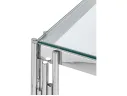 Журнальный столик Stool Group ГЭТСБИ 55*55 Прозрачное стекло/Сталь арт. 1598829