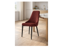 Kora wine red / black Стул на металлокаркасе