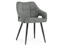 Hera dark gray / black Стул на металлокаркасе