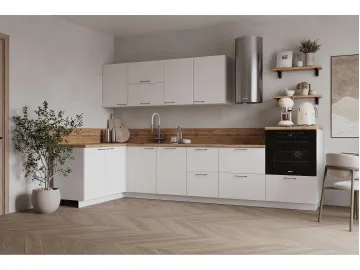 КГ Угловой 1500х3150 (с пм) , Белый софт матовый  Арника РМ в.5