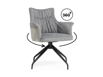 Kaser 360 крутящийся grey / black Стул на металлокаркасе