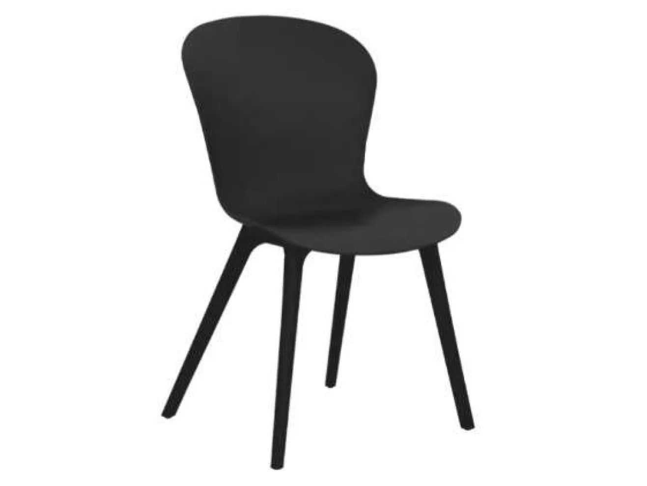 Стул пластиковый LOFT OLA DOM (антрацит) арт. 1606687