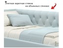 Мягкая кровать-тахта Afelia 900 мята пастель с ортопедическим основанием арт. 971925