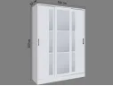 Шкаф-купе Стиль-2 1600 белый арт. 1215035