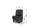 Скамья Лотос 550 венге/умбер арт. 837411