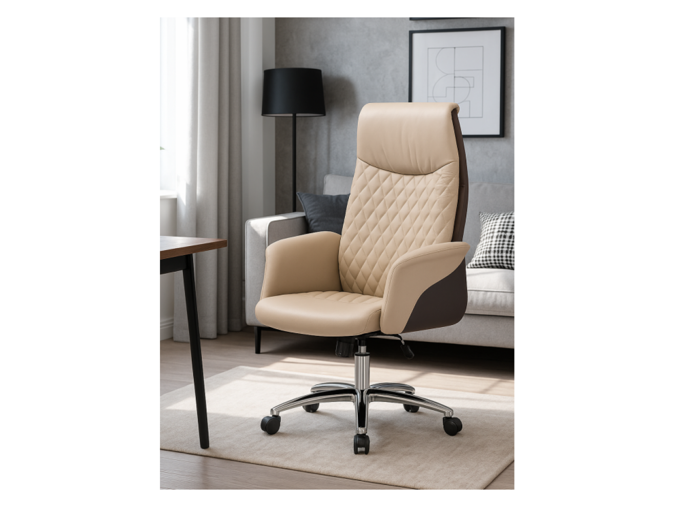 Avrora beige / brown Офисное кресло