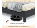 Мягкая кровать Bali 1600 шоколад c ортопедическим основанием арт. 1377499