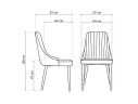 Kora white / beige Стул на металлокаркасе