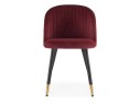 Gabi wine red / black Стул на металлокаркасе арт. 1350197