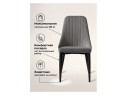 Kora dark gray / black Стул на металлокаркасе