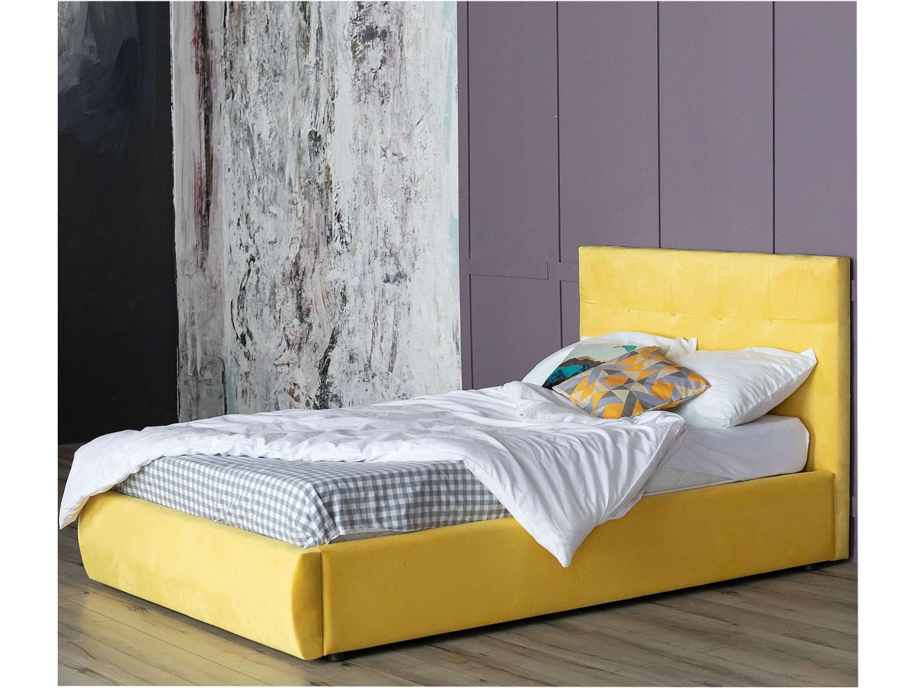 Комплект для сна Selesta 1200 желтая с подъем.механизмом арт. 999209
