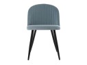 Gabi 1 light blue / black Стул на металлокаркасе