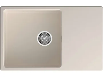 Мойка 780 GF-Urban 678L 1-чаша+крыло 780*490 белый