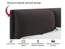 Мягкая кровать Vita 1600 шоколад с ортопедическим основанием арт. 1087249