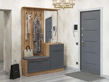 Прихожая Стиль-02 Graphite Softwood
