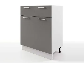 Шкаф напольный Катрин с 2-мя ящиками и дверцами 600х820х476